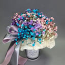 Коробка с цветами «Воздушное облако» из гипсофил