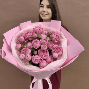 Букет «Шикарная пионовидная роза»