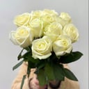 Букет из 11 белых роз 50 см