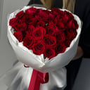 Букет сердце из 33 ароматных роз