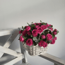 Корзина ароматных роз