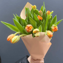 Букет «Тюльпаны в крафте»