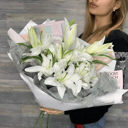 Букет «Зефир» из лилий