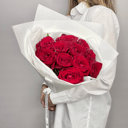 Букет «11 красных роз в крафте»