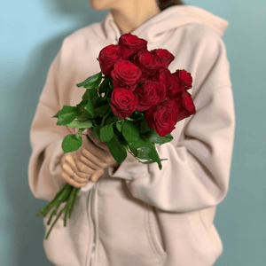 Букет «11 роз кения 42см»