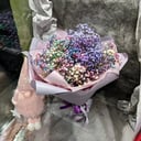 Букет из Радужной Гипсофилы