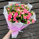 Букет "Красная искорка" из роз