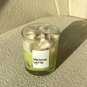 Свеча матча латте