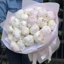 Букет «Нежный пух» из пионов