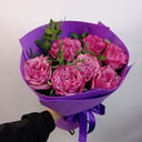 Монобукет стойких пионовидных роз Кантри