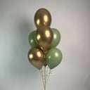 Фонтан из шаров "Золотой эвкалипт "