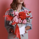 Шляпная коробочка "Авторский микс" из эустом