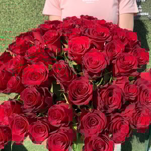 Букет «Огненная роза»