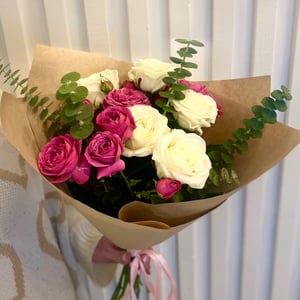 Букет «Малина» из роз