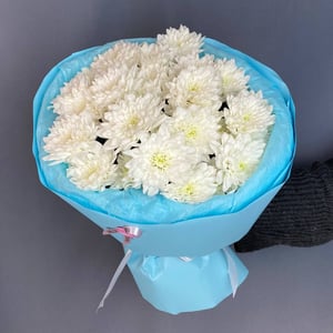 Букет из 5 кустовых хризантем