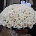 Корзина с цветами «101 ароматная роза»