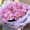 Букет из хризантем розовых