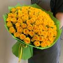 Букет «101 роза Желтая»