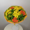 Букет «Оранж» из хризантем и гербер