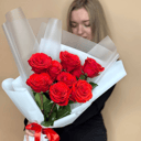 Букет красных роз Нина
