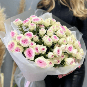 Букет Нежность из кустовых роз Джелато