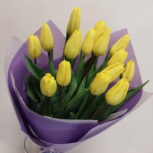 Букет «15 жёлтых тюльпанов»