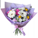 Букет Нежные Чувства из гвоздик и роз