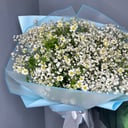 Букет «Гипсофилы и ромашки»