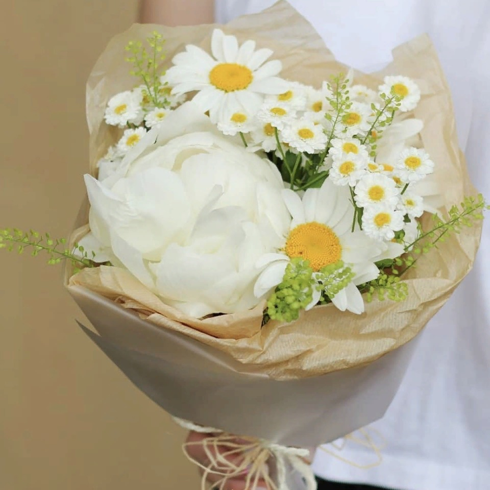 Букет «Белые ромашки»