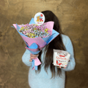 Подарочный набор «Набор с Букетом Гипсофилы и Рафаэлло»