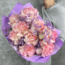 Букет «Романтический вечер» из гипсофил