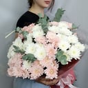 Букет «Пироженка» из хризантем