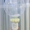 Подарочный набор «Роза Мондиаль с шаром Bubble»