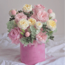 Композиция летняя с пионовидными розами