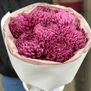 Стильный букет с хризантемой