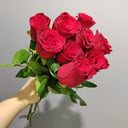 Букет из 9 Бордовых роз