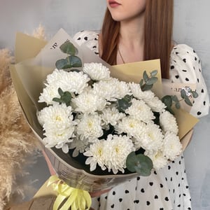 Букет «Воздушный» из хризантем