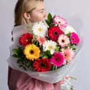 Монобукет из гербер микс "Фрутелла"