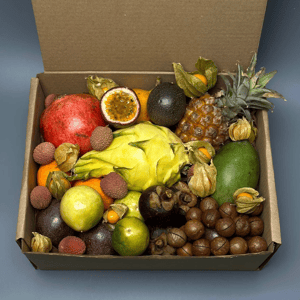 Экзотическая палитра - коробка с фруктам