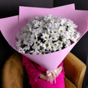 Букет «Пышное облако из хризантем»