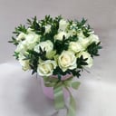 Розы в коробке 27 шт