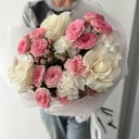 Цветочный букет Нежная любовь из роз