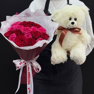 Подарочный набор «Милое комбо» из роз