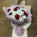 Букет «Бусинка» из хризантем