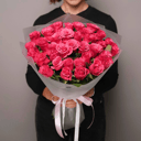 Букет из 35 малиновых роз