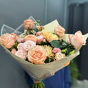 Букет «Вдохновение» из эустом и роз