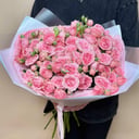 Букет «Розовые кустовые розы»