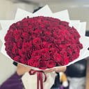 Букет «Гранатовый сок» из роз