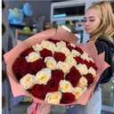 Букет из 41 голландской розы