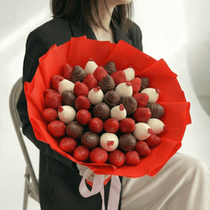 Клубника в шоколаде букет Анна большой